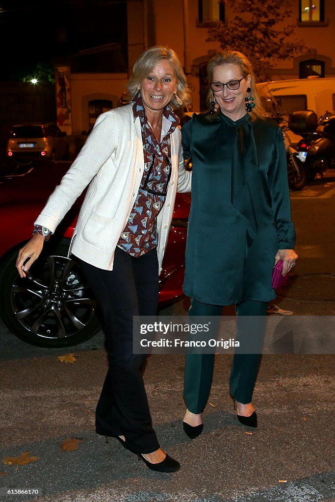 Meryl Streep Arrives At Maxxi Museum - 11th Rome Film Festival