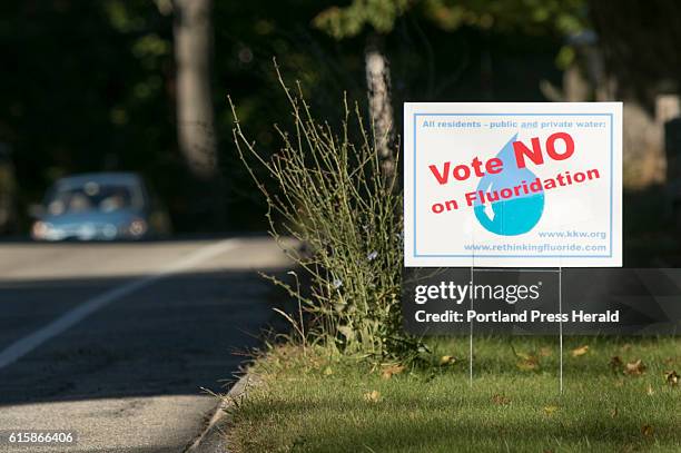 Signs have sprung up on roadsides urging a no vote on a referendum asking residents in seven towns served by the Kennebunk, Kennebunkport and Wells...