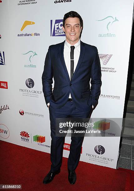 Actor James Mackay attends the Australians In Film 5th annual awards gala on October 19, 2016 in Los Angeles, California.