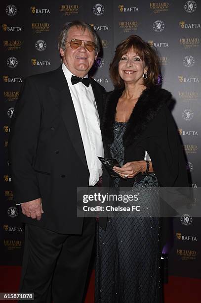 David Webb and Michelle Webb at the Gala Dinner Celebrating the Life of Lord Richard Attenborough held at Stamford Bridge on October 20, 2016 in...