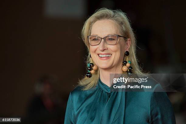 Meryl Streep attends the red carpet of the film "Florence Foster Jenkins" at Festa del Cinema 2016 in Rome. Oscar-winning actress Meryl Streep is one...