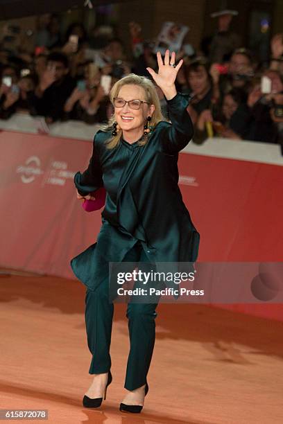 Meryl Streep attends the red carpet of the film "Florence Foster Jenkins" at Festa del Cinema 2016 in Rome. Oscar-winning actress Meryl Streep is one...