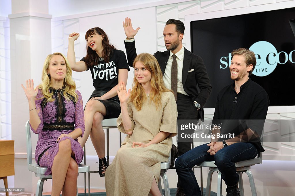 Cast Of Good Girls Revolt Appears On Amazon's Style Code Live