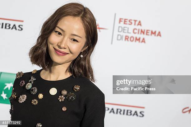 Jiang Yiyan attend the photocall of movie 'Sword Master 3D ' during the 11th International Rome Film Festival in Rome, Italy. The 11th Rome Film...