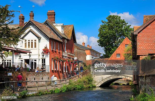 winchester in hampshire, england - winchester hampshire stock pictures, royalty-free photos & images