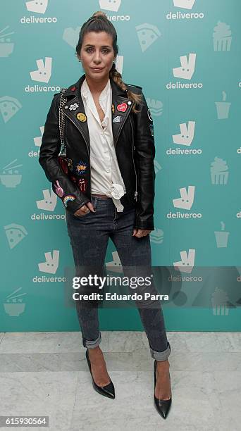 Elena Tablada attends the Deliveroo aniversary party photocall at Circulo de Bellas Artes on October 20, 2016 in Madrid, Spain.