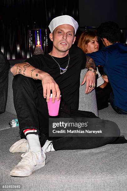 Carl Jakob Haupt attends the Moxy Berlin Hotel Opening Party on October 20, 2016 in Berlin, Germany.