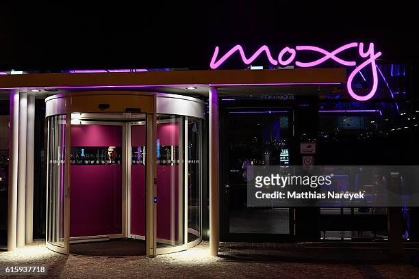 General view of Moxy Hotel at the Moxy Berlin Hotel Opening Party on October 20, 2016 in Berlin, Germany.