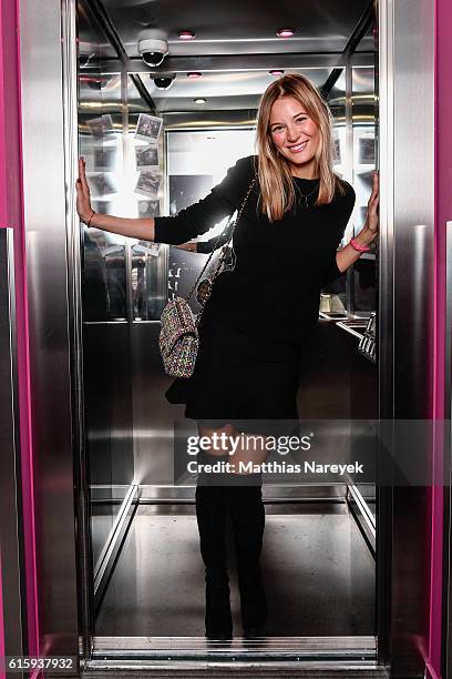Mandy Bork attends the Moxy Berlin Hotel Opening Party on October 20, 2016 in Berlin, Germany.