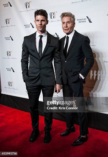 Designer Calvin Klein and guest attend the 2016 American Ballet Theatre Fall Gala at the David H. Koch Theater at Lincoln Center on October 20, 2016...
