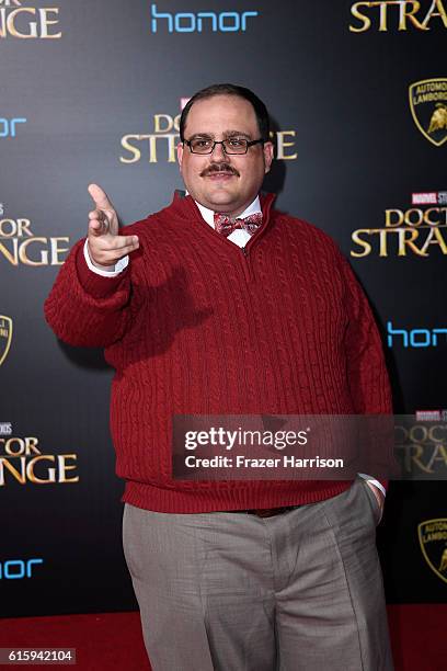 Ken Bone attends the premiere of Disney and Marvel Studios' "Doctor Strange" at the El Capitan Theatre on October 20, 2016 in Hollywood, California.