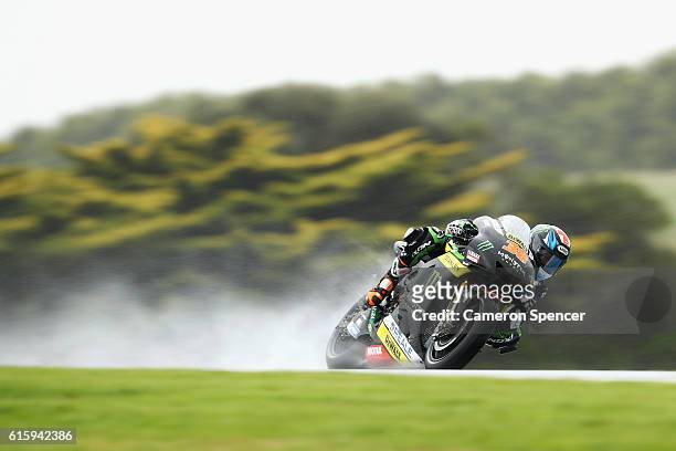 Bradley Smith of Great Britain and Monster Yamaha Tech 3 rides during free practice for the 2016 MotoGP of Australia at Phillip Island Grand Prix...