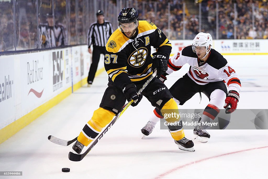 New Jersey Devils v Boston Bruins