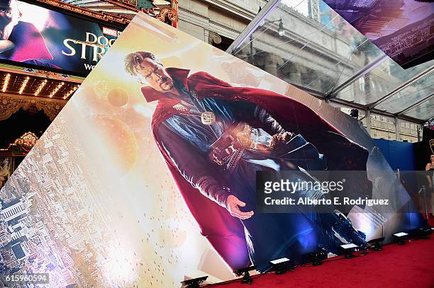 View of the atmosphere at The Los Angeles World Premiere of Marvel Studios "Doctor Strange in Hollywood, CA on Oct. 20th, 2016.