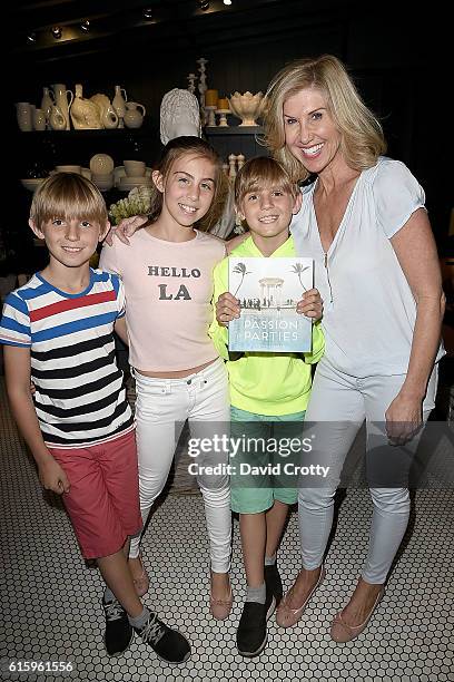 Jonas Friedman, Zoe Friedman, Lukas Friedman and Kevyn Wynn attend as Elaine Wynn and Hudson Grace Celebrate the Publication of Steven Stolman's...