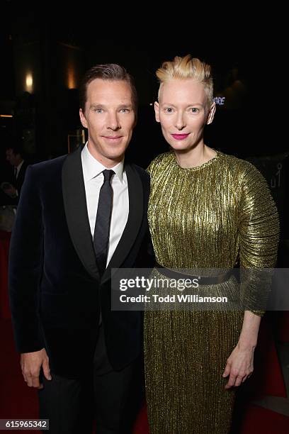 Lamborghini Stars on red carpet with actors Benedict Cumberbatch and Tilda Swinton at Marvel Studios' Doctor Strange, in US theaters Nov. 4, at El...