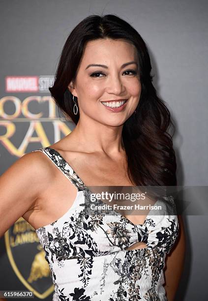 Actress Ming-Na Wen attends the Premiere of Disney and Marvel Studios' "Doctor Strange" on October 20, 2016 in Hollywood, California.