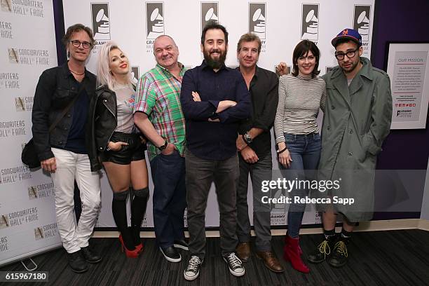 Songwriter Dan Wilson, songwriter Bonnie McKee, publisher Kenny MacPherson, moderator and songwriter Ross Golan, publisher Scott Cutler, publisher...