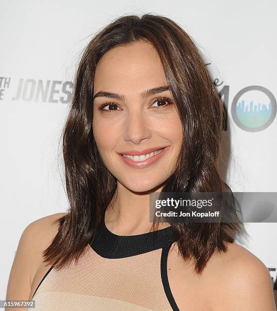 Actress Gal Gadot attends Ford Warriors In Pink And The Moms Host A Mamarazzi Event And Screening For "Keeping Up With The Joneses" at The London...