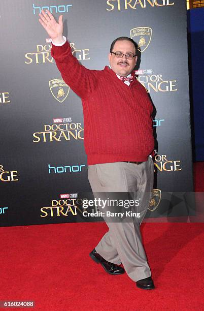 Ken Bone attends the premiere of Disney and Marvel Studios' "Doctor Strange"at the El Capitan Theatre on October 20, 2016 in Hollywood, California.