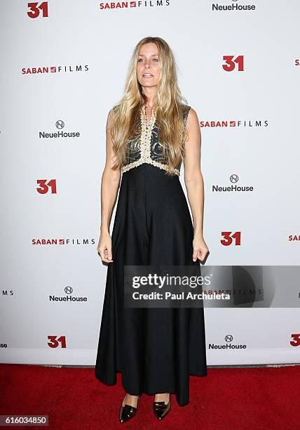 Actress Sheri Moon Zombie attends the premiere of "31" at NeueHouse Hollywood on October 20, 2016 in Los Angeles, California.