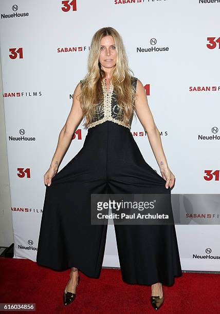 Actress Sheri Moon Zombie attends the premiere of "31" at NeueHouse Hollywood on October 20, 2016 in Los Angeles, California.