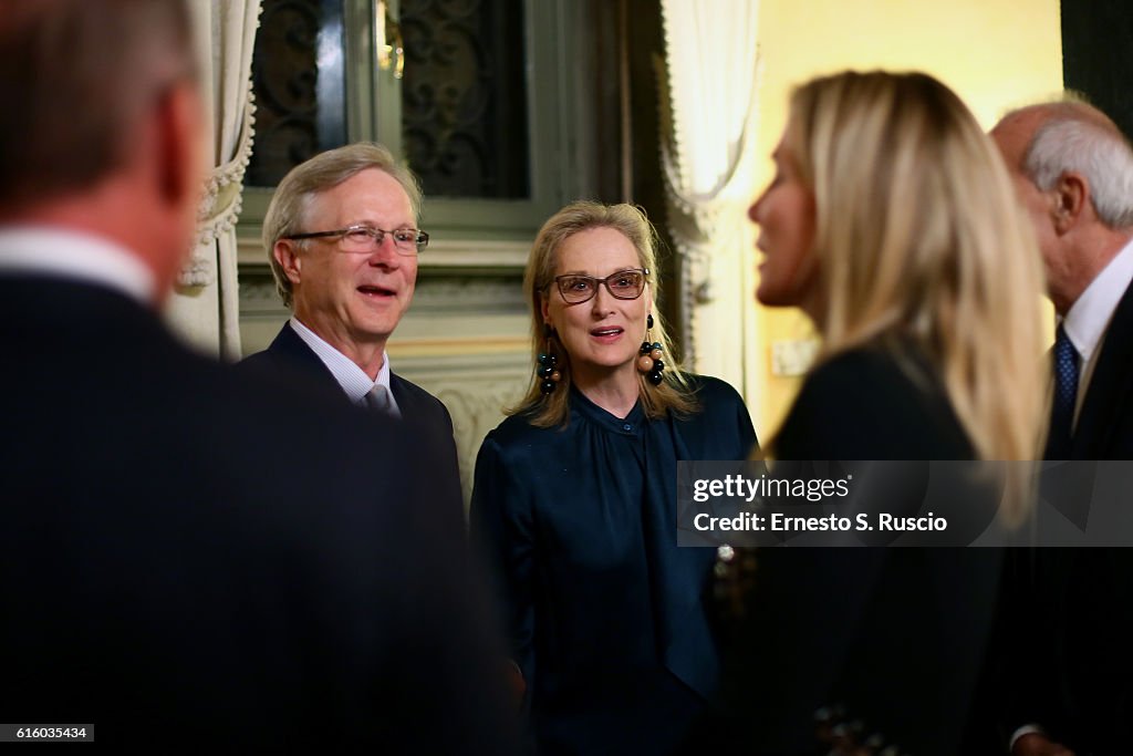Party Honouring Meryl Streep Hosted By US Embassy