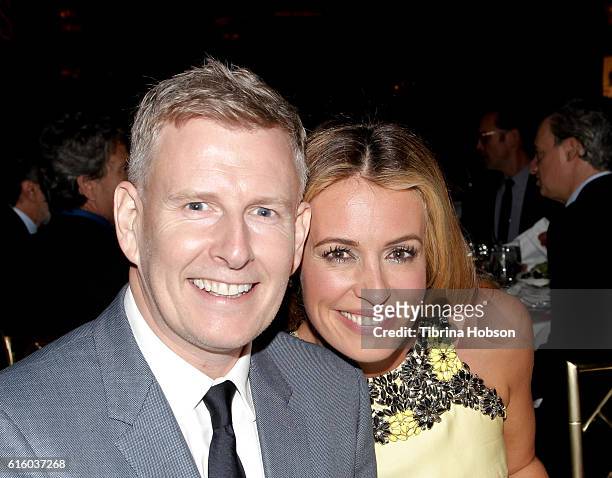 Patrick Kielty and Cat Deeley attend the International Women's Media Foundation 27th annual Courage In Journalism Awards at the Beverly Wilshire Four...