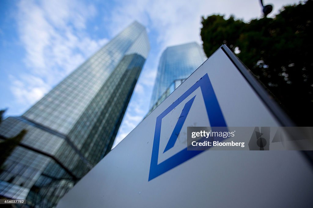 Deutsche Bank AG And Commerzbank AG Headquarters And Branches As German Lenders Plan Thousands Of Job Cuts