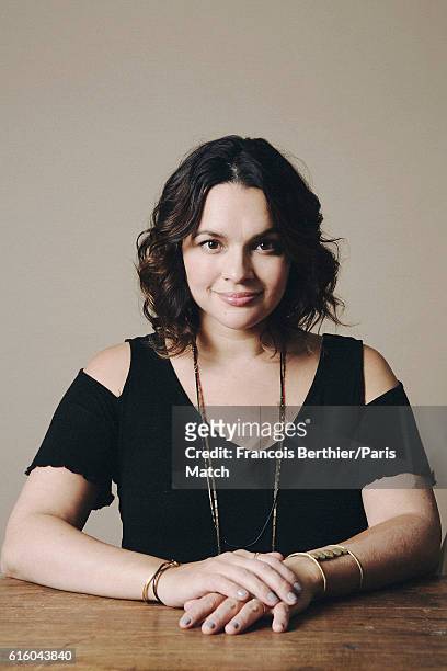 Singer and musician Norah Jones is photographed for Paris Match on October 19, 2016 in Paris, France.