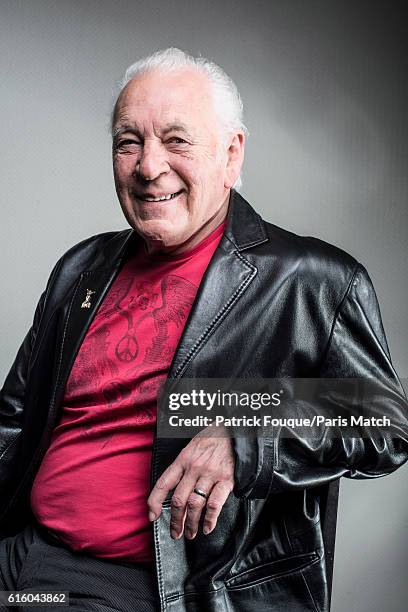 Singer, songwriter, pianist and founder of the rock band Procol Harum, Gary Brooker is photographed for Paris Match on March 25, 2014 in...