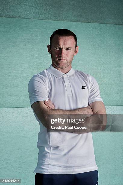 Footballer Wayne Rooney is photographed for the Metro on October 6, 2016 in Manchester, England.