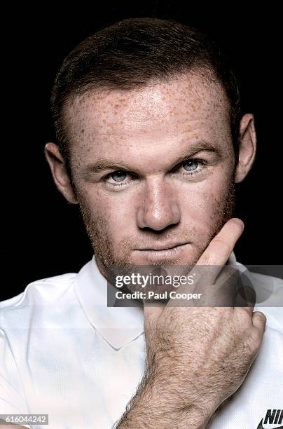 Footballer Wayne Rooney is photographed for the Metro on October 6, 2016 in Manchester, England.