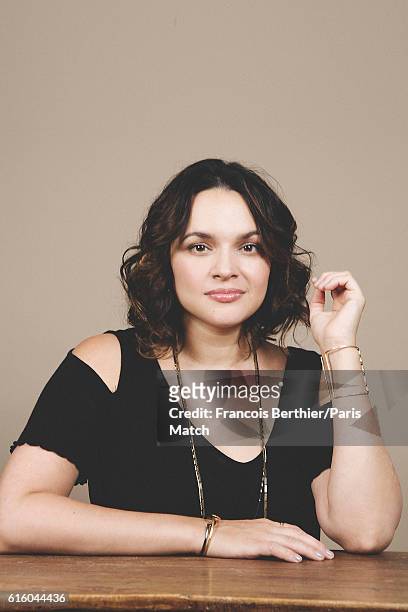 Singer and musician Norah Jones is photographed for Paris Match on October 19, 2016 in Paris, France.