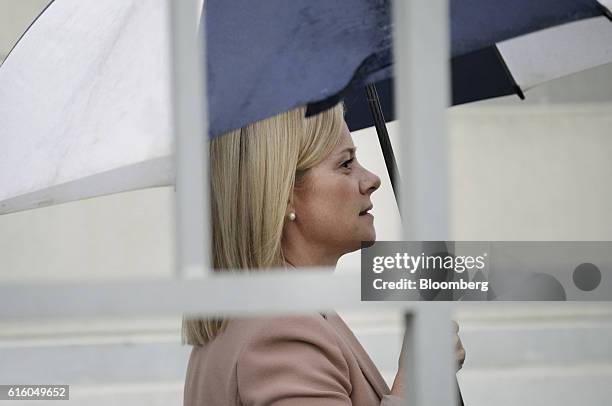Bridget Anne Kelly, former deputy chief of staff for New Jersey Governor Chris Christie, arrives at federal court in Newark, New Jersey U.S., on...