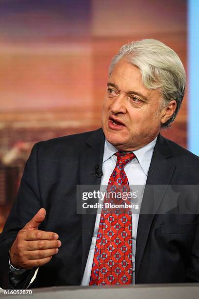 John Ryding, co-founder and chief economist of RDQ Economics LLC, speaks during a Bloomberg Television interview in New York, U.S., on Friday, Oct....