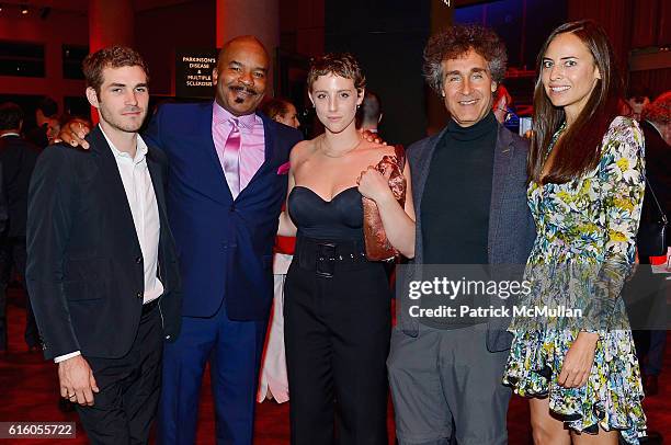 Luke Todd, David Alan Grier, Mia Dalton, Doug Liman and Ariel Ashe attend The NYSCF Gala & Science Fair at Jazz at Lincoln Center on October 20, 2016...