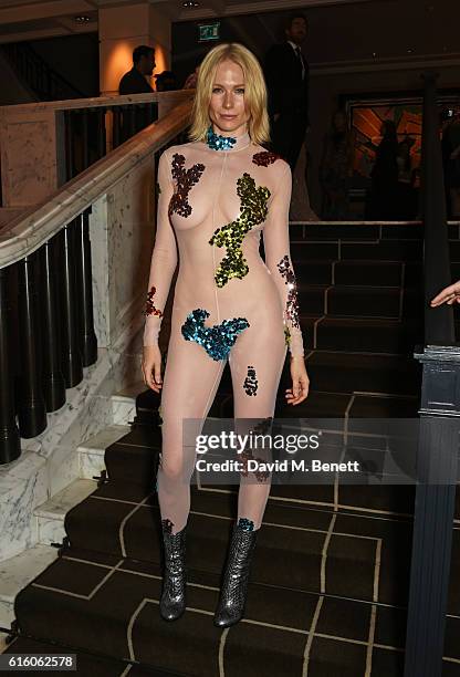 Tuuli Shipster attends the Scottish Fashion Awards in association with Maserati at Rosewood Hotel on October 21, 2016 in London, England.