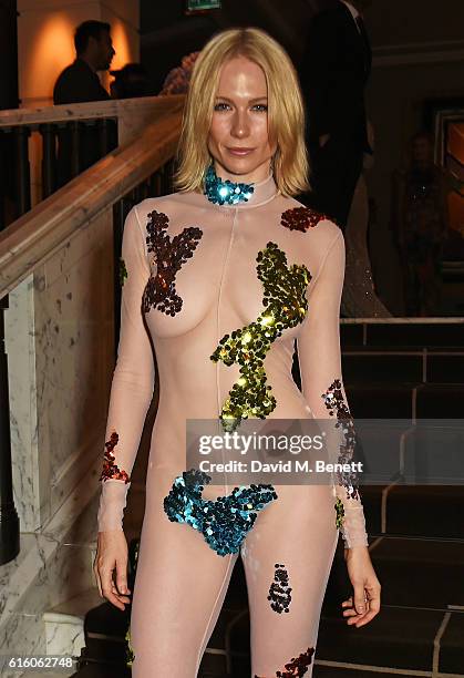 Tuuli Shipster attends the Scottish Fashion Awards in association with Maserati at Rosewood Hotel on October 21, 2016 in London, England.