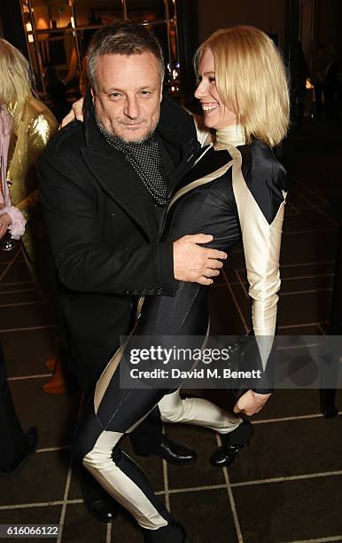 Rankin and Tuuli Shipster attend the Scottish Fashion Awards in association with Maserati at Rosewood Hotel on October 21, 2016 in London, England.