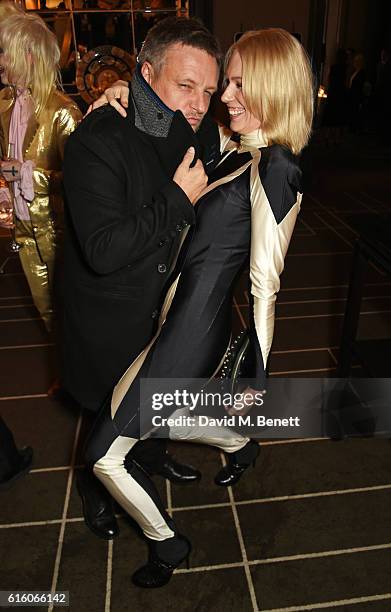 Rankin and Tuuli Shipster attend the Scottish Fashion Awards in association with Maserati at Rosewood Hotel on October 21, 2016 in London, England.