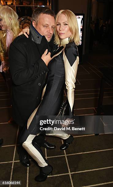Rankin and Tuuli Shipster attend the Scottish Fashion Awards in association with Maserati at Rosewood Hotel on October 21, 2016 in London, England.