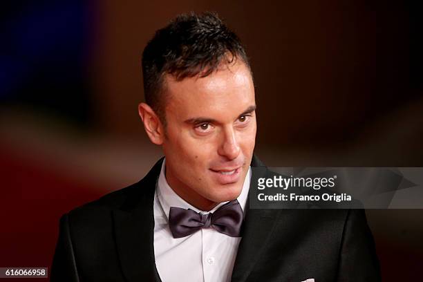 Paolo Pizzo walks a red carpet for '7 Minuti' during the 11th Rome Film Festival at Auditorium Parco Della Musica on October 21, 2016 in Rome, Italy.