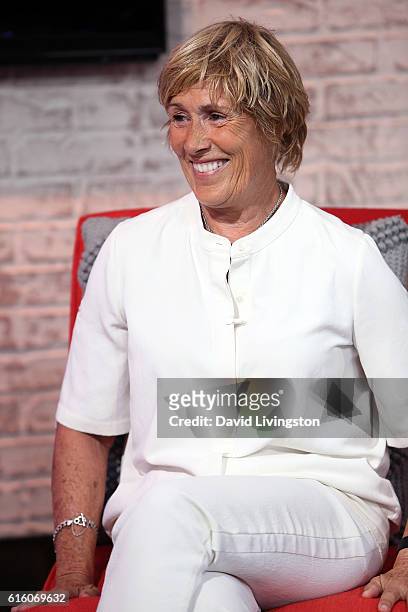 Author/long-distance swimmer Diana Nyad visits Hollywood Today Live at W Hollywood on October 21, 2016 in Hollywood, California.