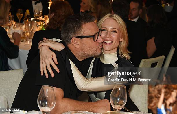 Rankin and Tuuli Shipster attend the Scottish Fashion Awards in association with Maserati at Rosewood Hotel on October 21, 2016 in London, England.