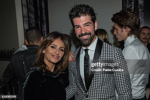 Monica Cruz and Miguel Angel Silvestre attend the Dsquared2 Opening Cocktail in the new Madrid store on October 21, 2016 in Madrid, Spain.