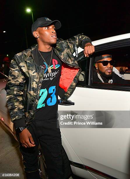 Jadarius Jenkins and Young Jeezy attend "Trap or Die 3" Listening Party at The B Loft on October 20, 2016 in Atlanta, Georgia.