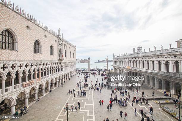 doge`s palace in venice - doge's palace venice stock pictures, royalty-free photos & images