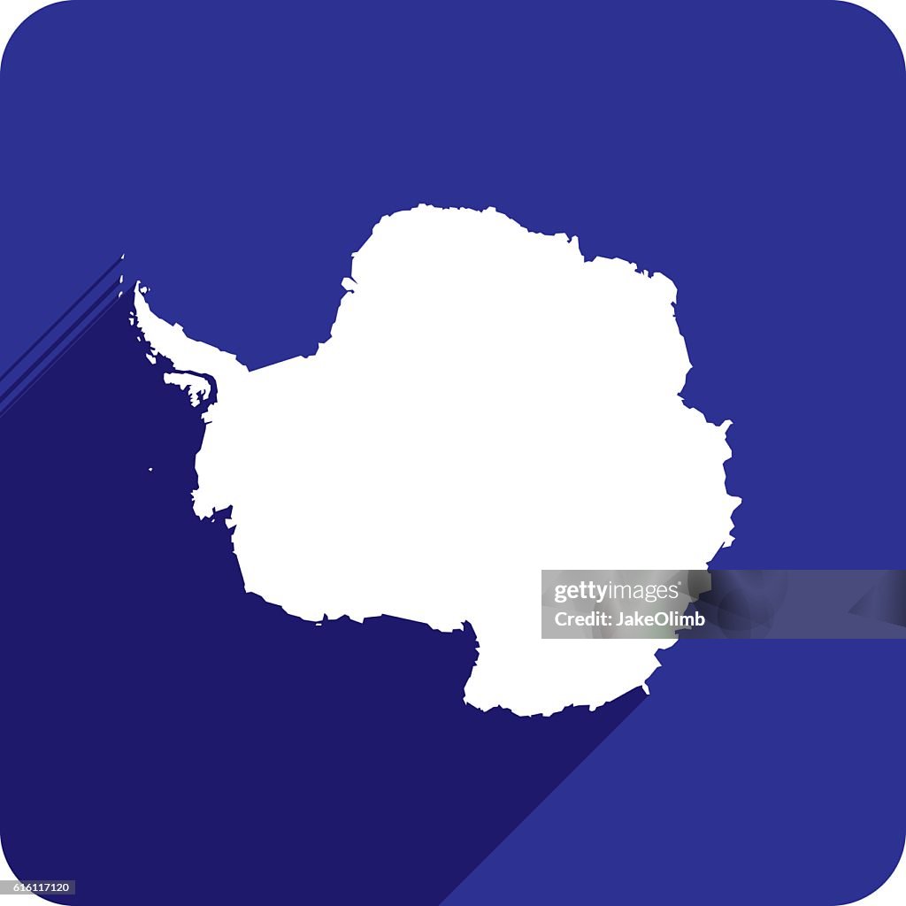 Antarctica Icon Silhouette