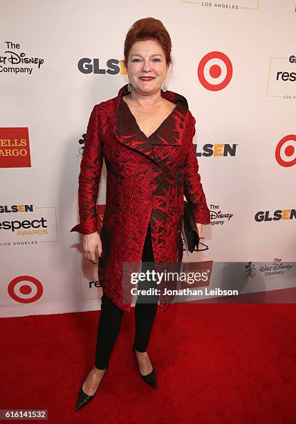 Actress Kate Mulgrew attends the 2016 GLSEN Respect Awards - Los Angeles at the Beverly Wilshire Four Seasons Hotel on October 21, 2016 in Beverly...